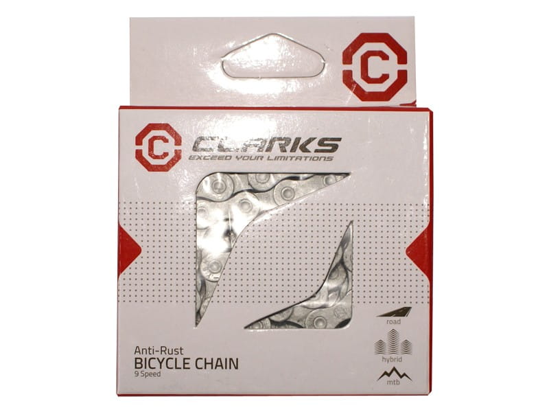 Łańcuch rowerowy CLARK'S YBN CL9 RB SHIMANO CAMPAGNOLO SRAM (9 Biegów, 1/2"x11/128", dł.116ogniw, szer.6.4mm, spinka do łańcuca) Antykorozyjny