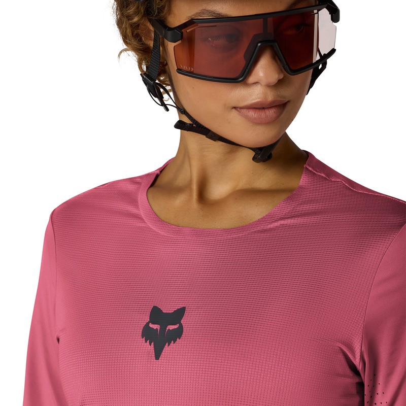 KOSZULKA ROWEROWA DAMSKA FOX FLEXAIR BERRY L