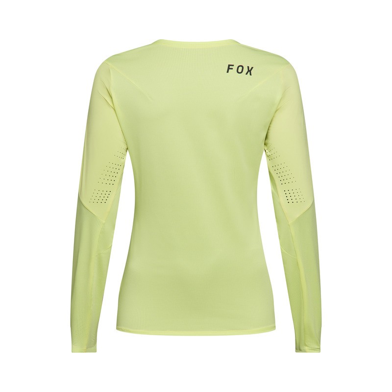 KOSZULKA ROWEROWA Z DŁUGIM RĘKAWEM DAMSKA FOX FLEXAIR LIME M