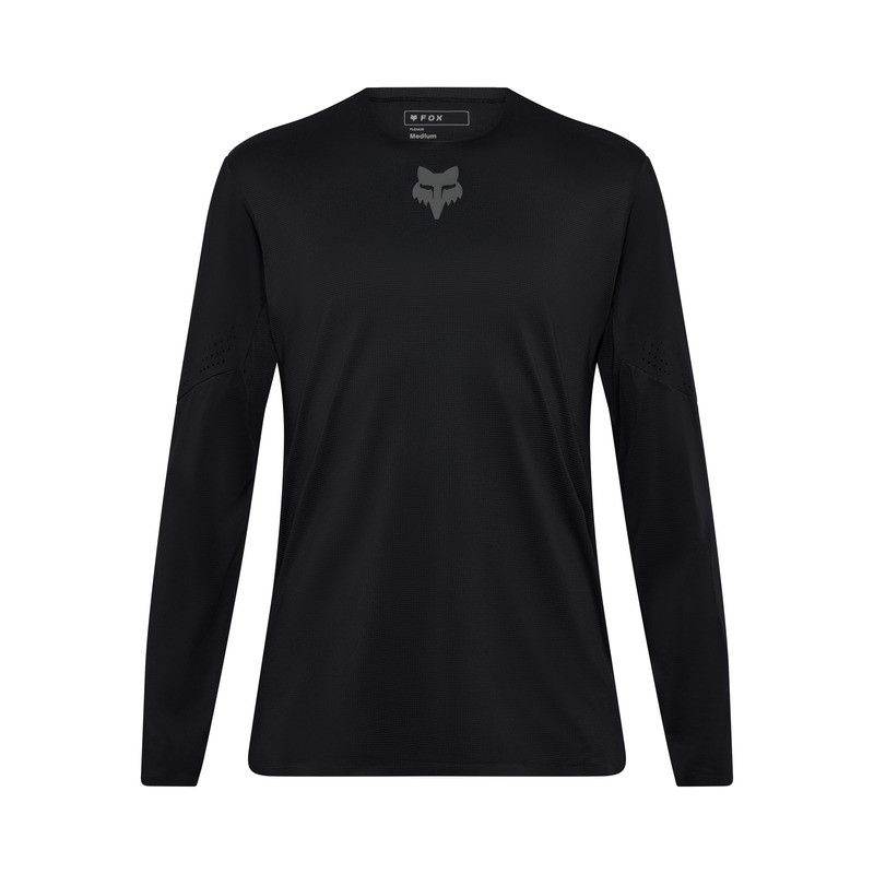 KOSZULKA ROWEROWA Z DŁUGIM RĘKAWEM FOX FLEXAIR BLACK XL