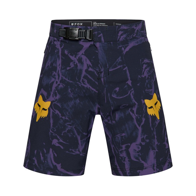 SPODENKI ROWEROWE JUNIOR RANGER IMAGE PRINT PLUM 28