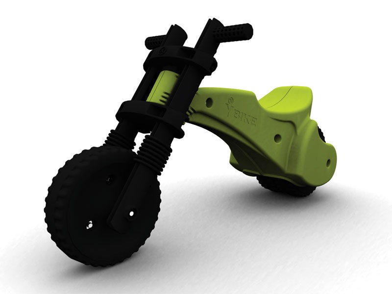 Rowerek biegowy Y BIKE ORYGINAL zielony (DWZ)