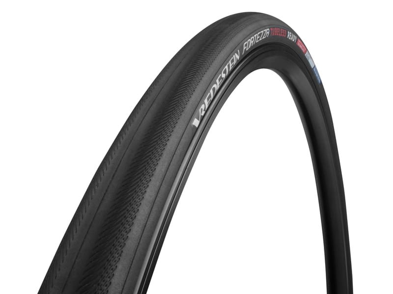 Opona szosowa VREDESTEIN FORTEZZA TUBELESS READY 700x25 (25-622) zwijana wkładka antyprzebiciowa TPI120 290g czarna (NEW)