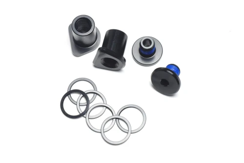 Śruby systemu zawieszenia na połączeniu tylny trójkąt/hak do ramy Wish z podkładkami