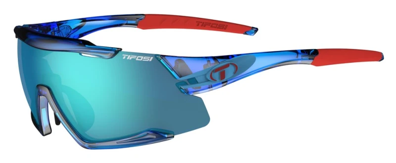 Okulary TIFOSI AETHON CLARION crystal blue (3szkła 14,7% Clarion Blue, 41,4% AC Red, 95,6% Clear) (NEW)