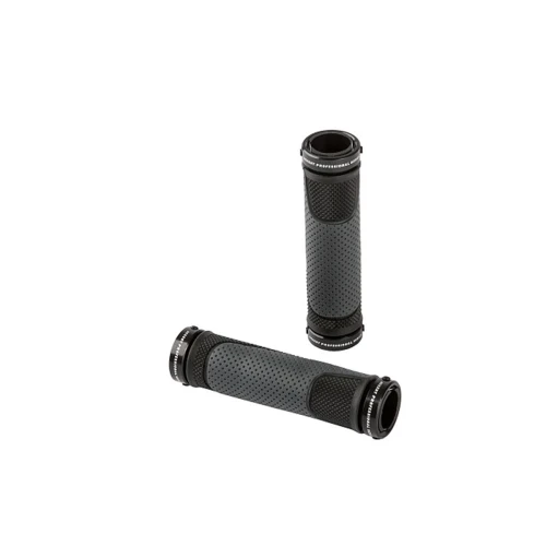 Chwyty kierownicy Comet Pro 3D 130mm, czarno-szare